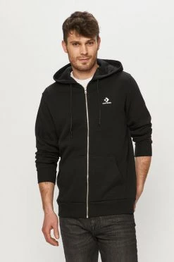 Ανδρικά Με φερμουάρ Converse - Μπλούζα μαύρο