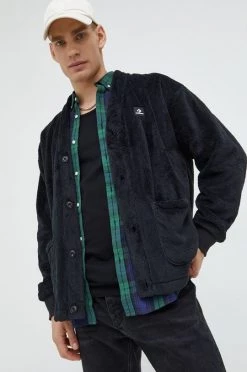 Ανδρικά Με φερμουάρ Πλεκτή ζακέτα Converse μαύρο -Converse Εκπτώσεις unnamed file 114