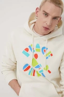 Ανδρικά Χωρίς φερμουάρ Μπλούζα Converse χρώμα: μπεζ,