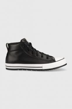 Ανδρικά Ψηλά Πάνινα παπούτσια Converse Chuck Taylor All Star Street Lugged μαύρο