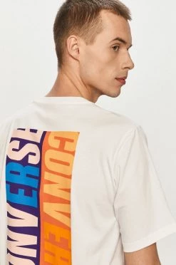 Ανδρικά Μπλουζάκια Converse - Μπλουζάκι λευκό