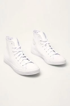 Ανδρικά Ψηλά Converse - Πάνινα παπούτσια Chuck Taylor All Star Leather λευκό -Converse Εκπτώσεις unnamed file 335