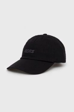 Jockey Βαμβακερό καπέλο του μπέιζμπολ Converse μαύρο