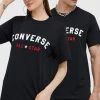 Κοντομάνικο Βαμβακερό μπλουζάκι Converse μαύρο -Converse Εκπτώσεις unnamed file 508