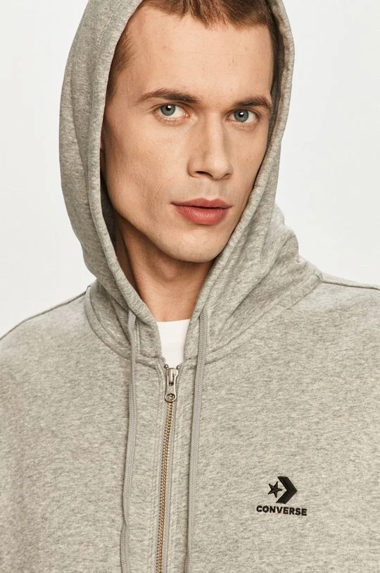 Ανδρικά Με φερμουάρ Μπλούζα Converse χρώμα: γκρι 6 Ανδρικά Με φερμουάρ Μπλούζα Converse χρώμα: γκρι - Image 4